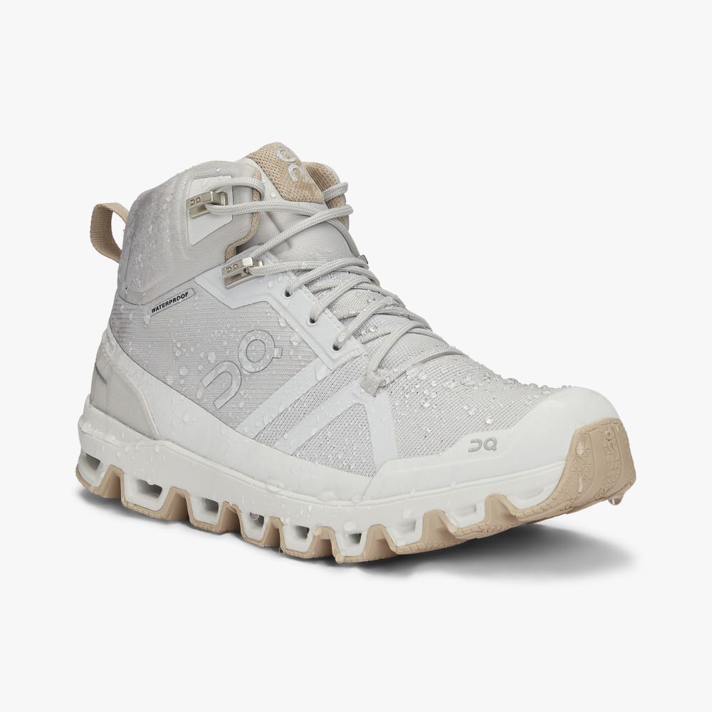 Women's On Running Cloudrock Hiking Shoes White | GDW2344NK