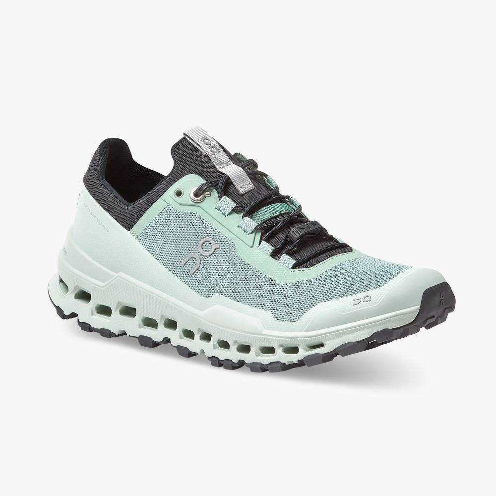 Women's On Running Cloudultra Trail Running Shoes Light Green | GVS3539VT