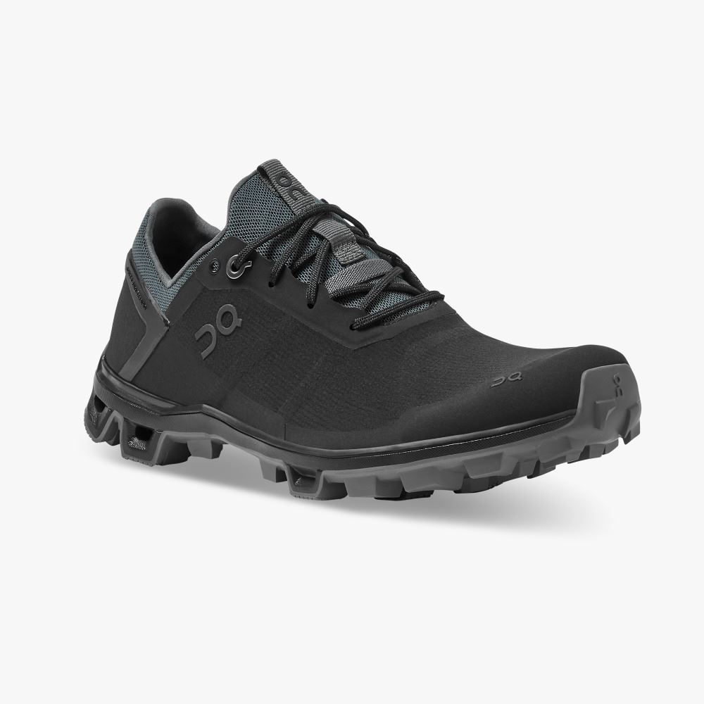 Women's On Running Cloudventure Trail Running Shoes Black | FCB1689UR