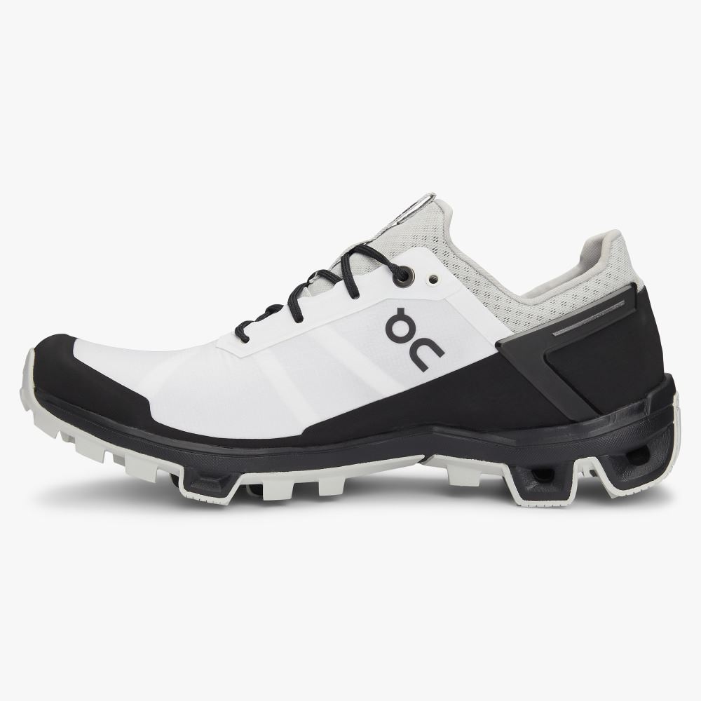 Women's On Running Cloudventure Trail Running Shoes White Black | FDQ5575KN