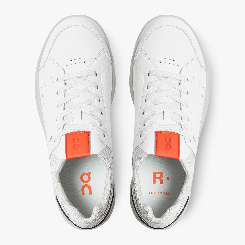 Women's On Running Roger Trainers White | AHV4413OH