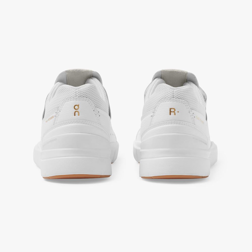 Women's On Running Roger Trainers White | OFP1622ZB