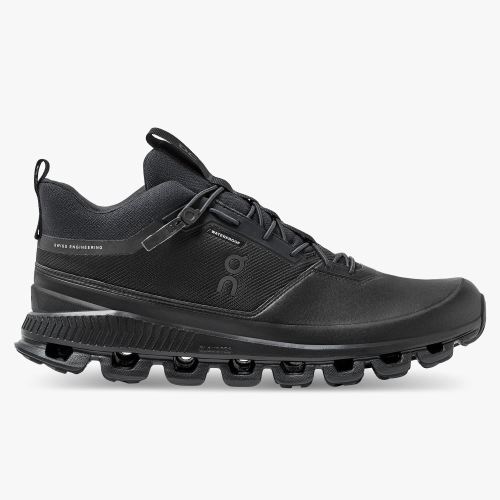 Men's On Running Cloud Hi Trainers Black | FLU3282MG