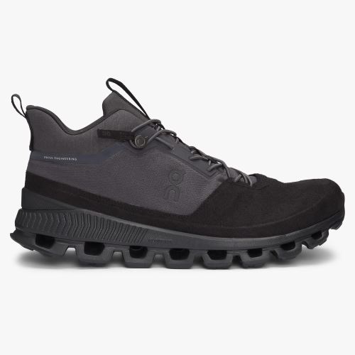 Men's On Running Cloud Hi Trainers Black Grey | UVG5893PI