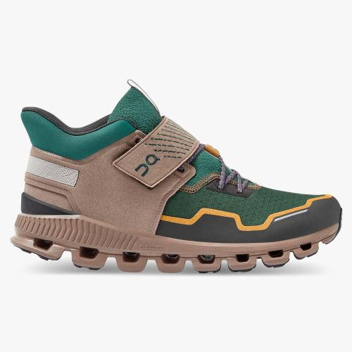 Men's On Running Cloud Hi Trainers Khaki Green | IIE73100BM