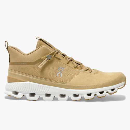 Men's On Running Cloud Hi Trainers Light Brown | BMP9796CB