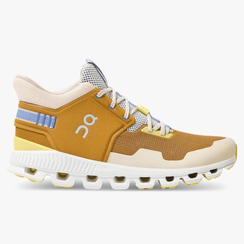 Men's On Running Cloud Hi Trainers Light Brown | HWT439NP