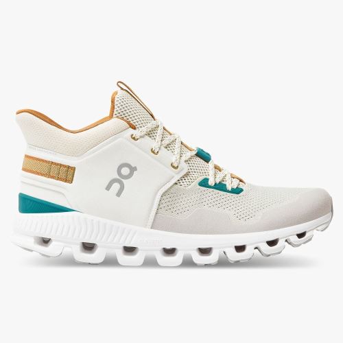 Men's On Running Cloud Hi Trainers White | CYM6747RC