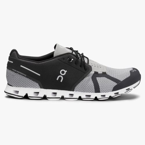 Men's On Running Cloud Trainers Black Grey | TML4537RN