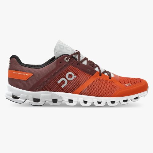 Men's On Running Cloudflow Road Running Shoes Orange | LFL1546NU