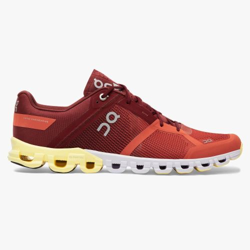 Men's On Running Cloudflow Road Running Shoes Red | ZYI9951TY