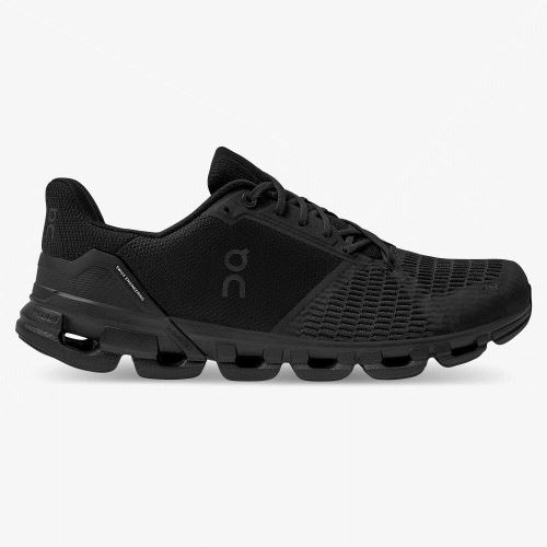 Men's On Running Cloudflyer Road Running Shoes Black | QGU1017JI