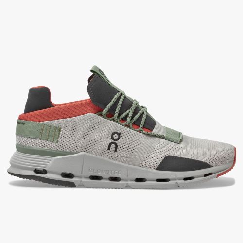 Men's On Running Cloudnova Trainers Grey | PLV5223LI