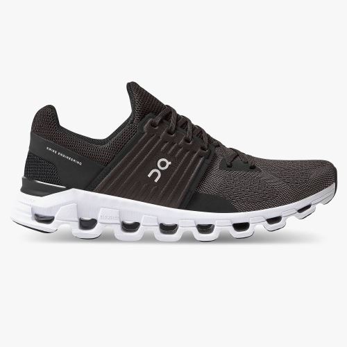 Men's On Running Cloudswift Road Running Shoes Black | SKM4637DQ