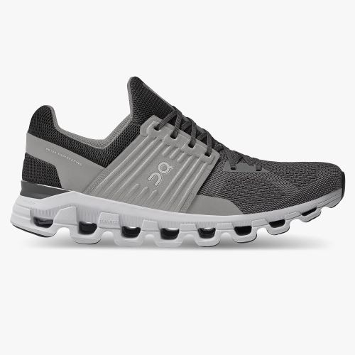 Men's On Running Cloudswift Road Running Shoes Dark Grey | TCD521PY