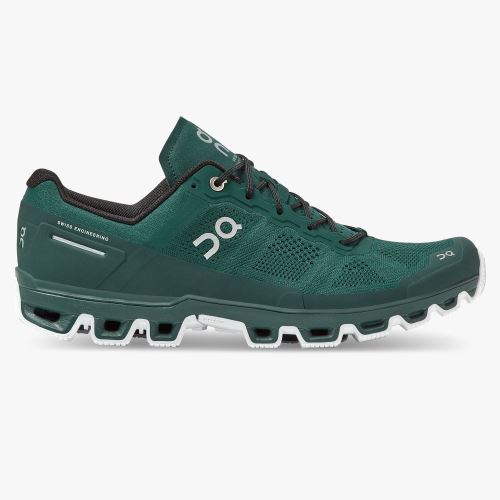 Men's On Running Cloudventure Trail Running Shoes Green | CUM9941KJ