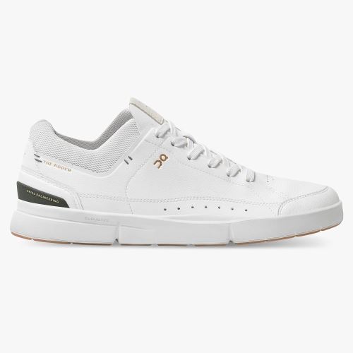 Men's On Running Roger Trainers White | DPO1631SA