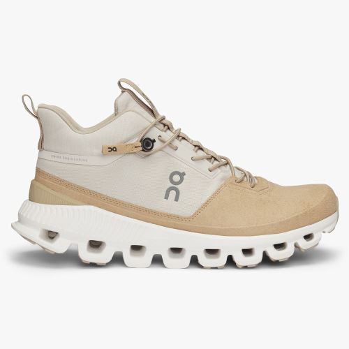 Women's On Running Cloud Hi Trainers Apricot | QBN1010ZZ