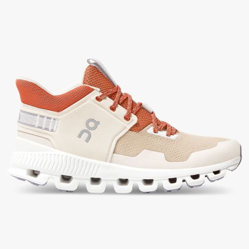 Women's On Running Cloud Hi Trainers Beige | CCX9455IY