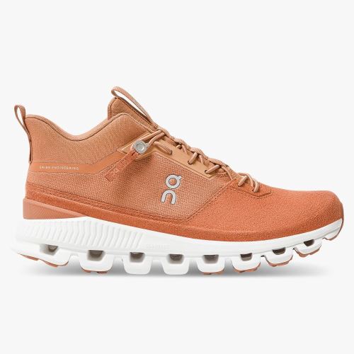 Women's On Running Cloud Hi Trainers Coral | NGR228VU