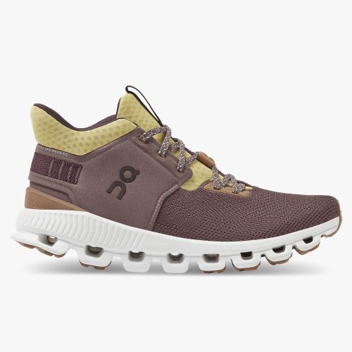 Women's On Running Cloud Hi Trainers Light Burgundy | HJU8789IT