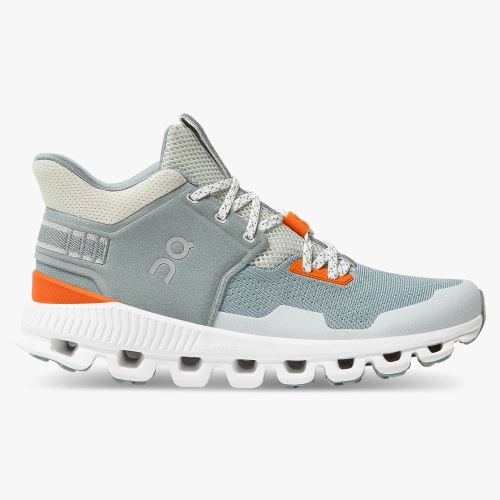 Women's On Running Cloud Hi Trainers Light Blue | WDZ8467OK