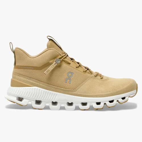 Women's On Running Cloud Hi Trainers Light Brown | WHB189OF