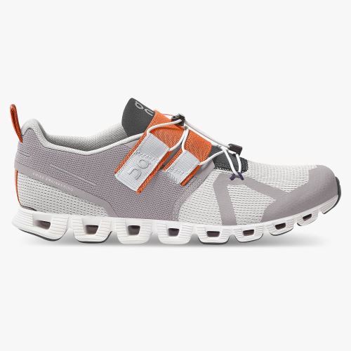 Women's On Running Cloud Trainers Grey White | CFO1240ZR