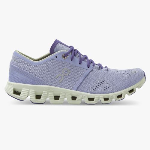 Women's On Running Cloud X Road Running Shoes Lavender | XWK3556ZE