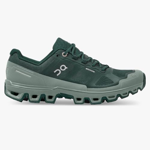 Women's On Running Cloudventure Trail Running Shoes Green | QAE2687ID