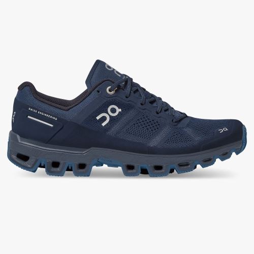 Women's On Running Cloudventure Trail Running Shoes Navy | QQE4994DN